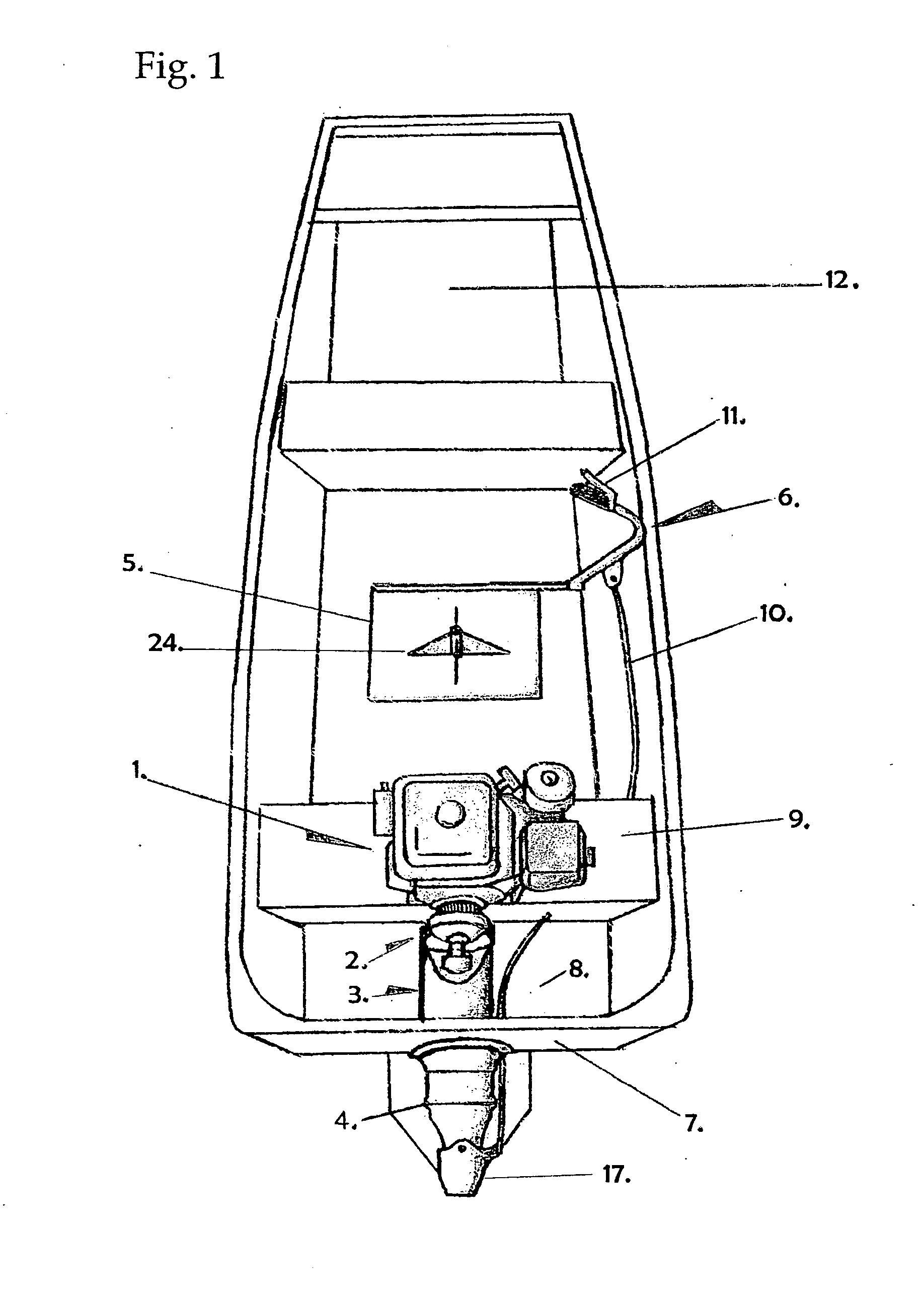 Jet drive system powered by a 4-cycle engine to propel shallow water boats