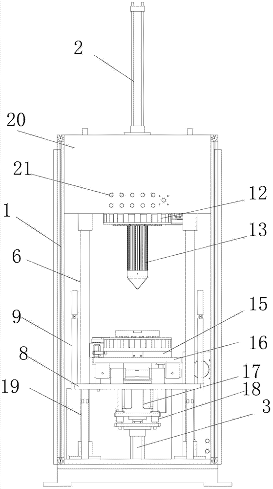 Motor stator shaping machine