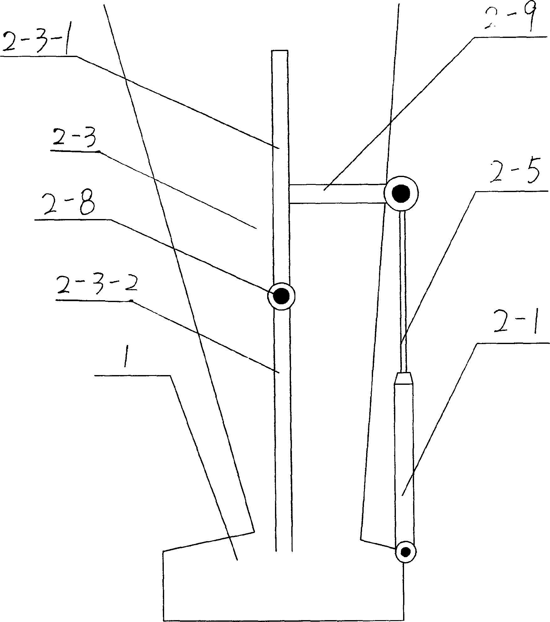 Paraplegia walking device and its manufacturing method