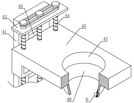 Illuminating lamp metal shell punch forming device