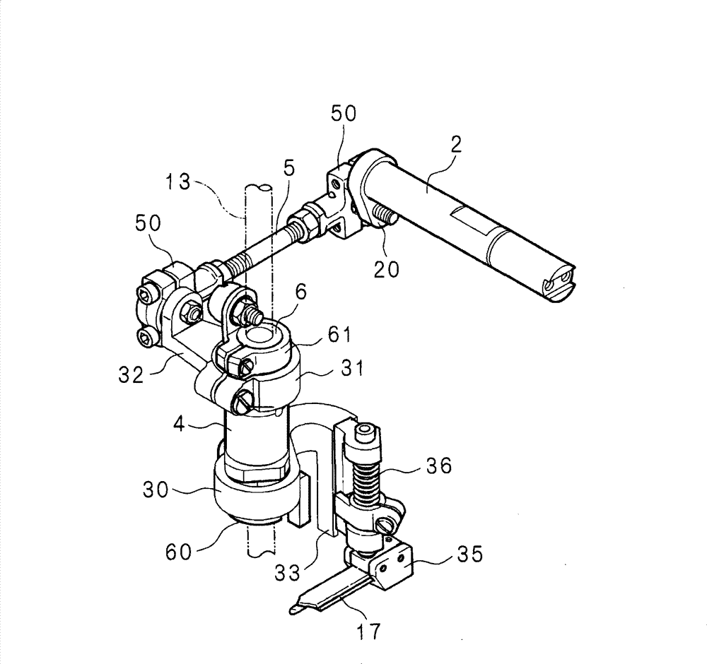 Driving device for cutter of sewing machine