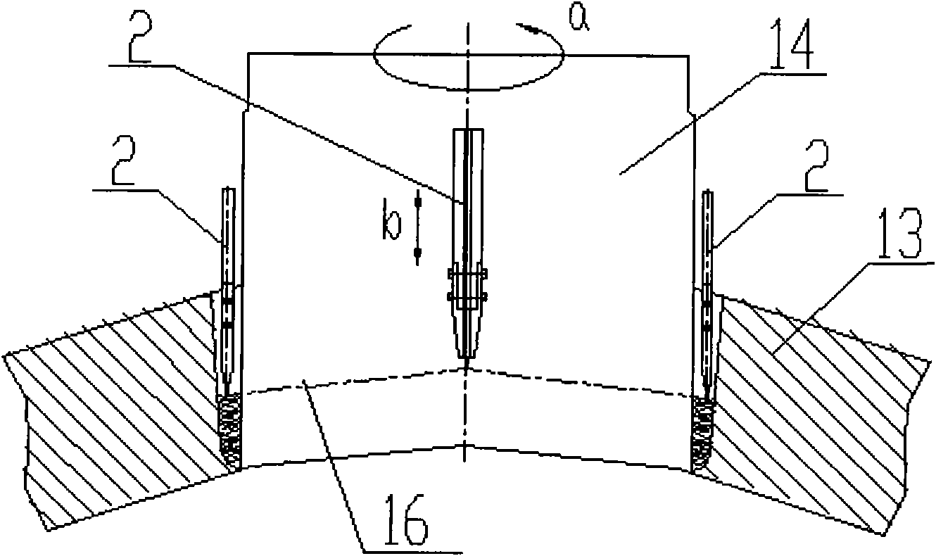 Numerical control submerged automatic arc welding device and numerical control submerged automatic arc welding method for saddle-shaped narrow bevel