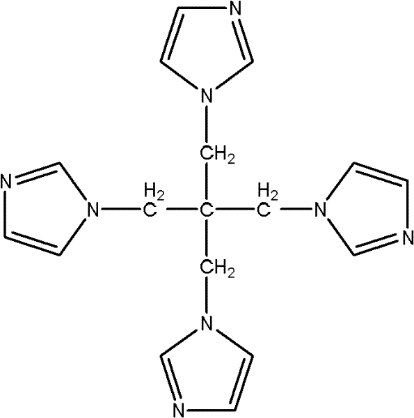 Pentaerythrityl tetramizole and preparation method thereof