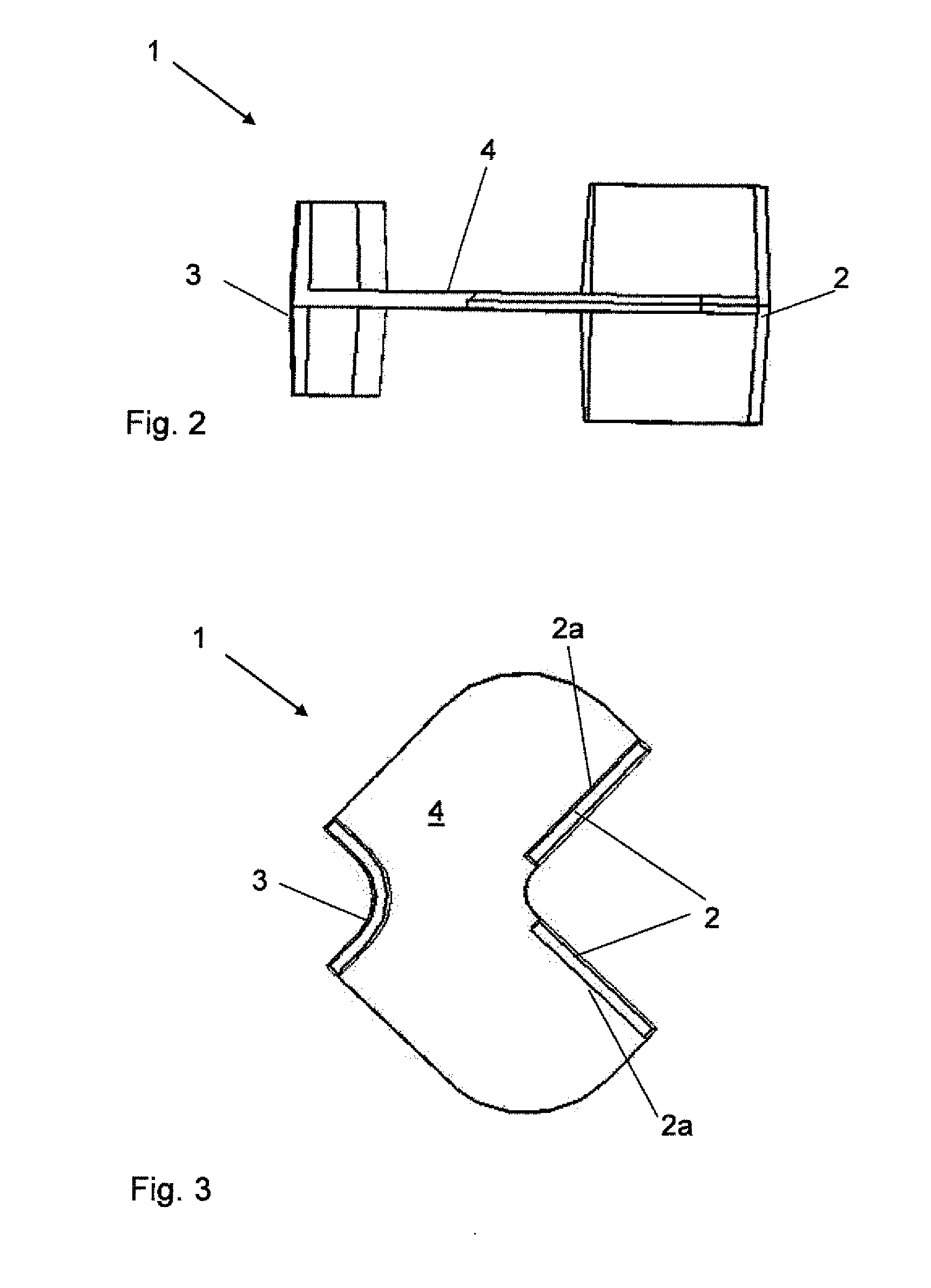 Device for orienting a stack of containers