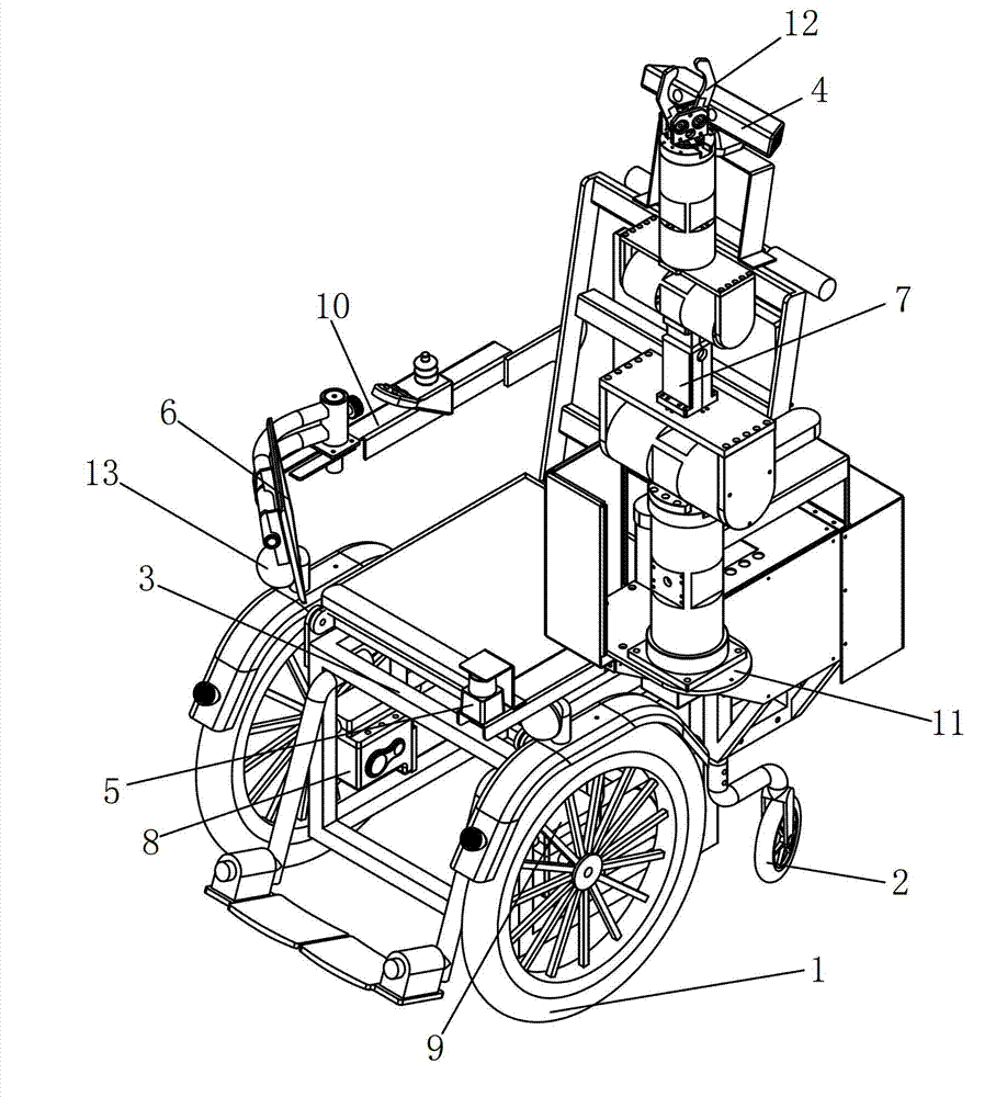 Multifunctional intelligent medical guardian wheelchair and wheelchair control method