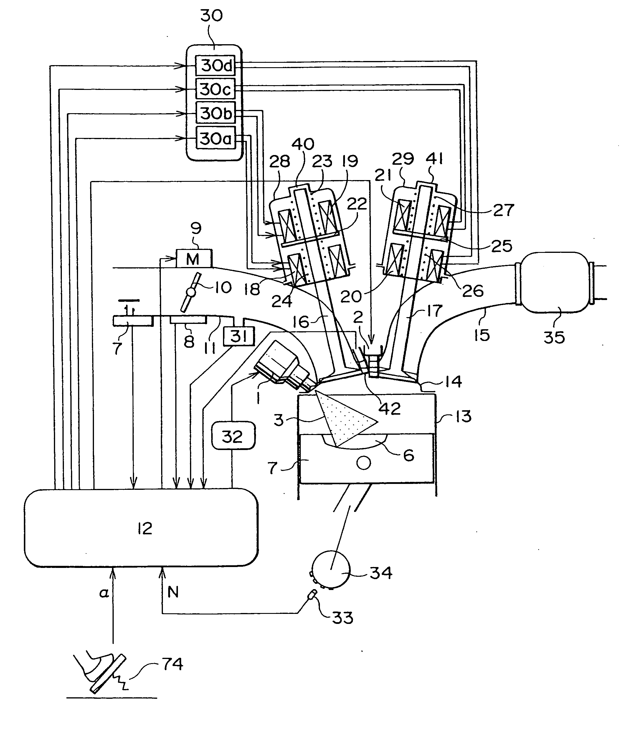 Internal combustion engine, and control apparatus and method thereof