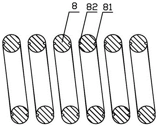 Spiral clamping-type vessel dilator assembly