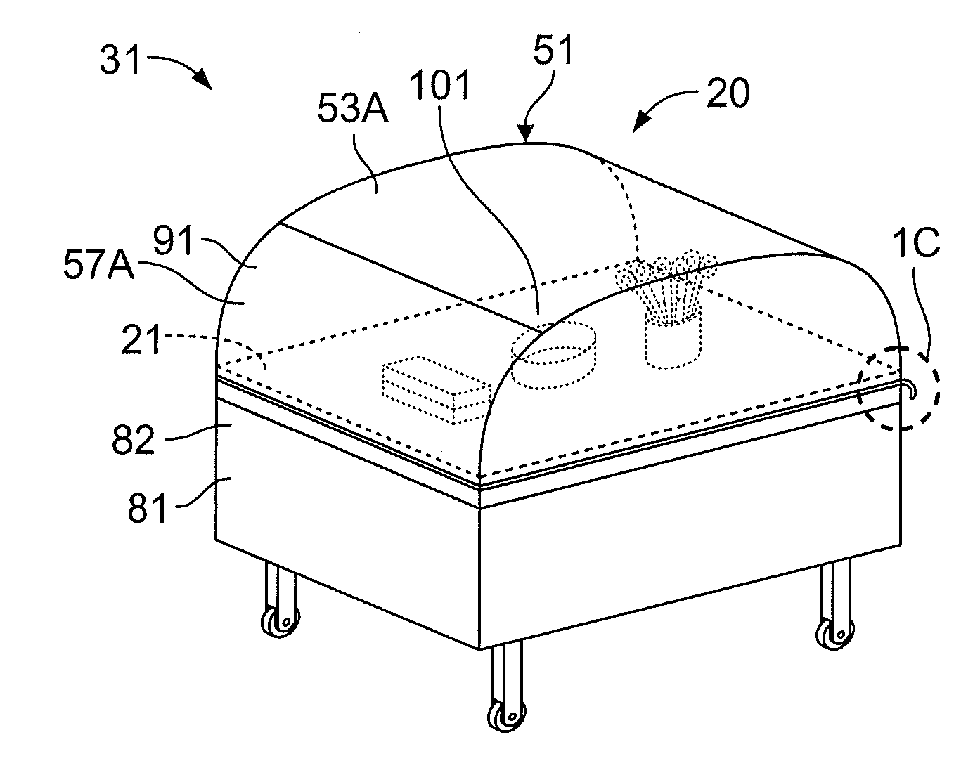 System and methods for providing protective coverage of an operational surface