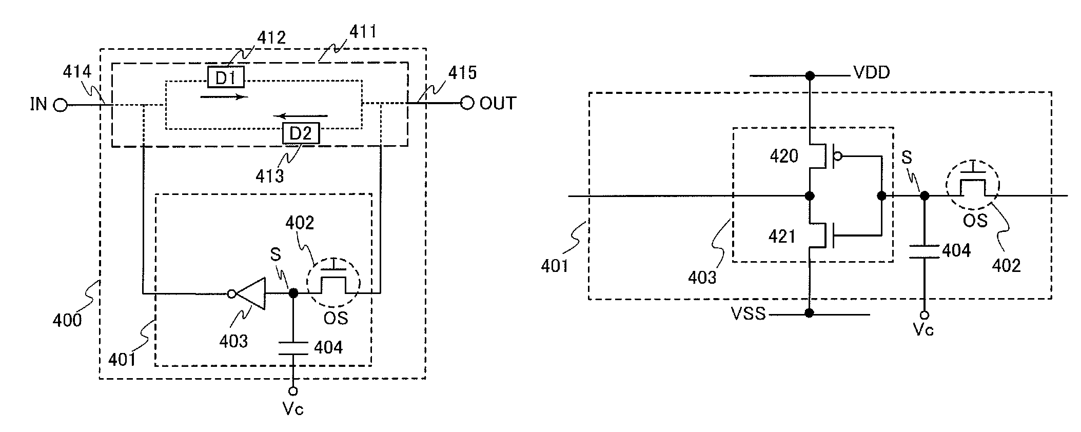 Nonvolatile latch circuit and logic circuit, and semiconductor device using the same