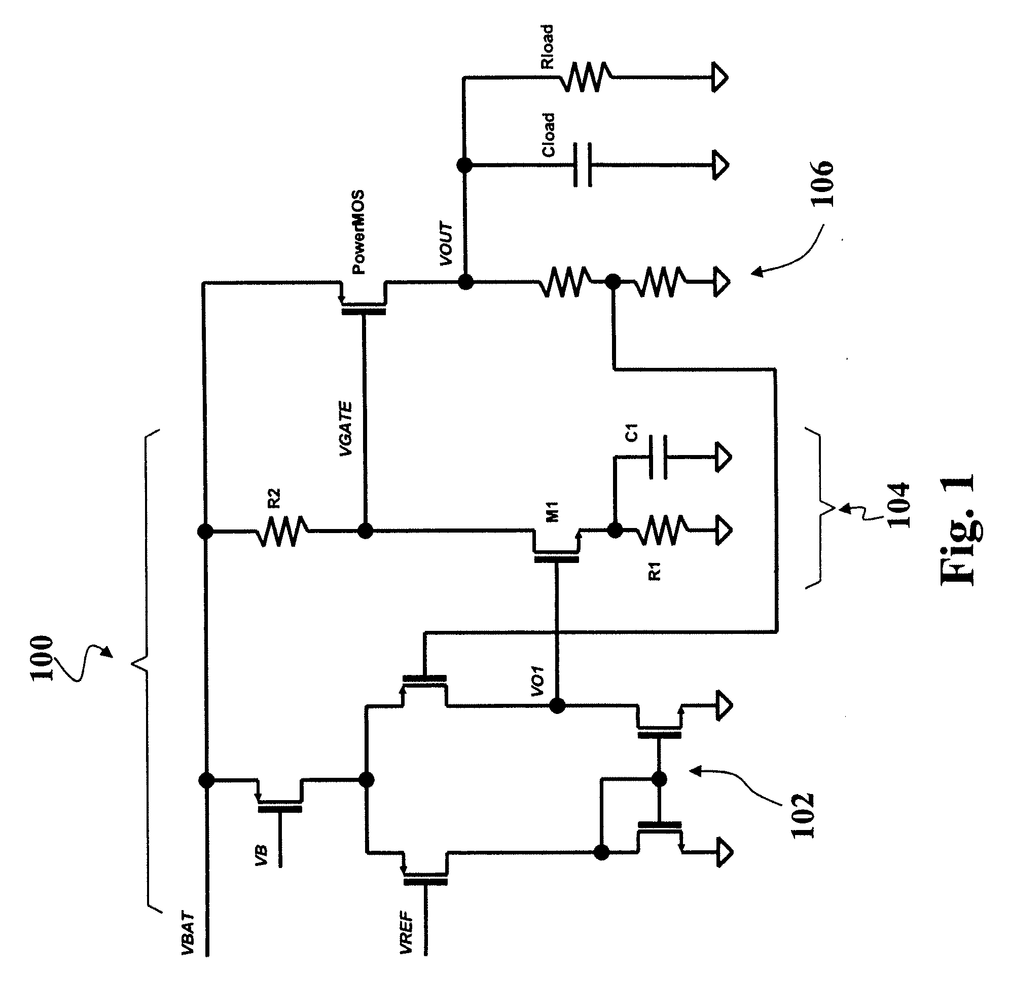 Enhanced efficiency low-dropout linear regulator and corresponding method