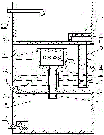 Environment-friendly filter residue water-removing and oil-purifying device