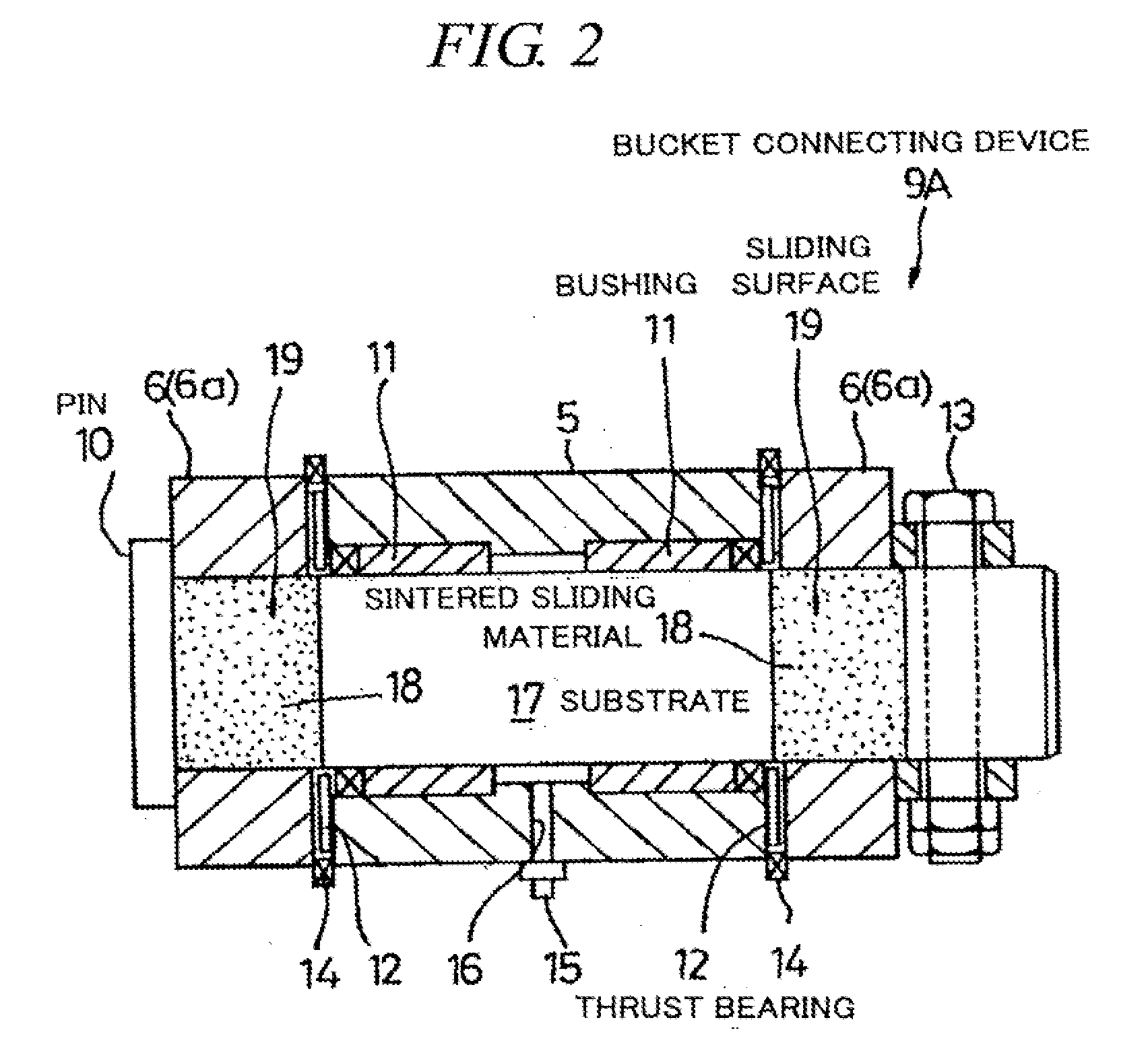 Sintered material, ferrous sintered sliding material, producing method of the same, sliding member, producing method of the same and coupling device