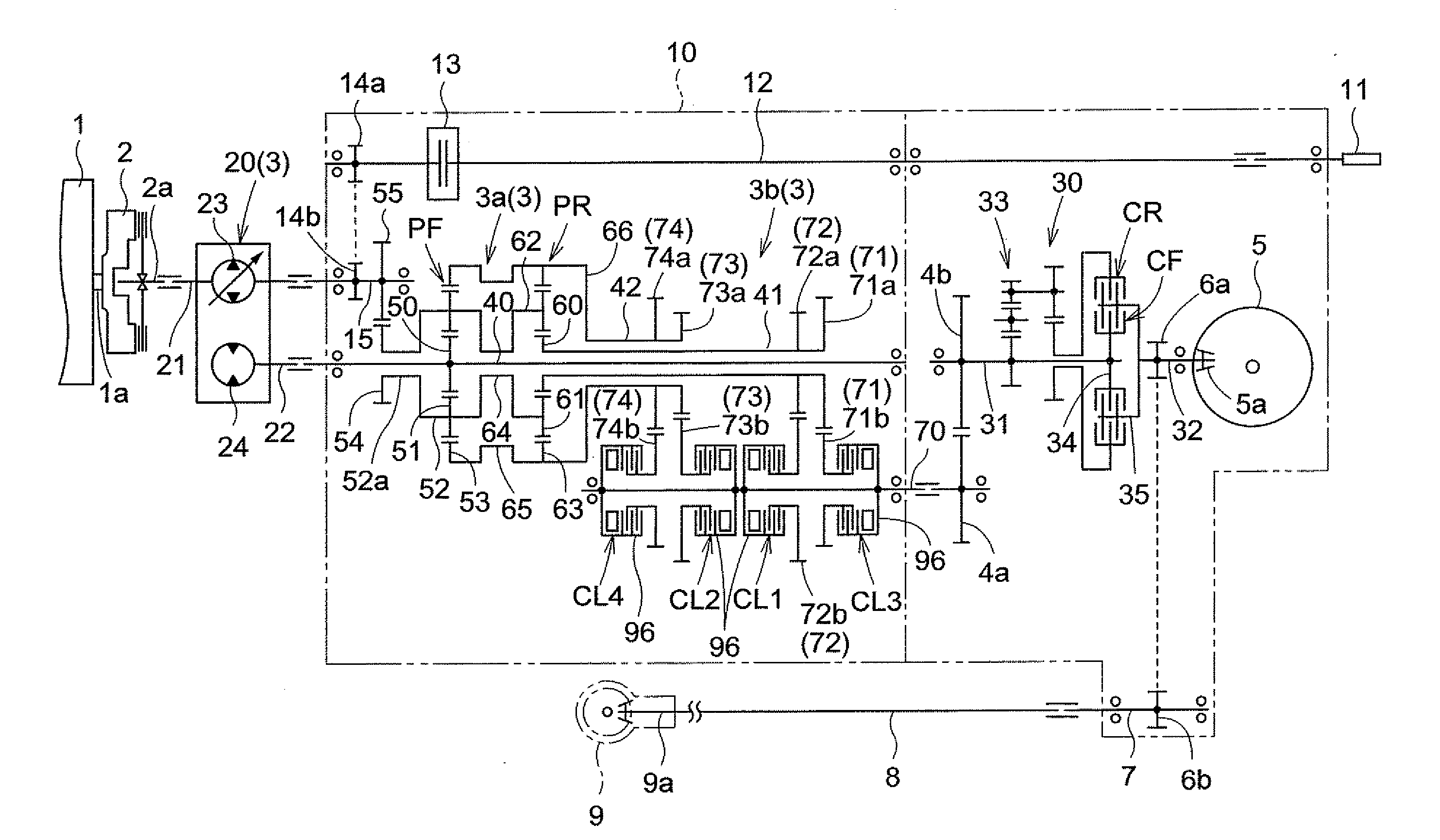 Speed Change Transmission Apparatus