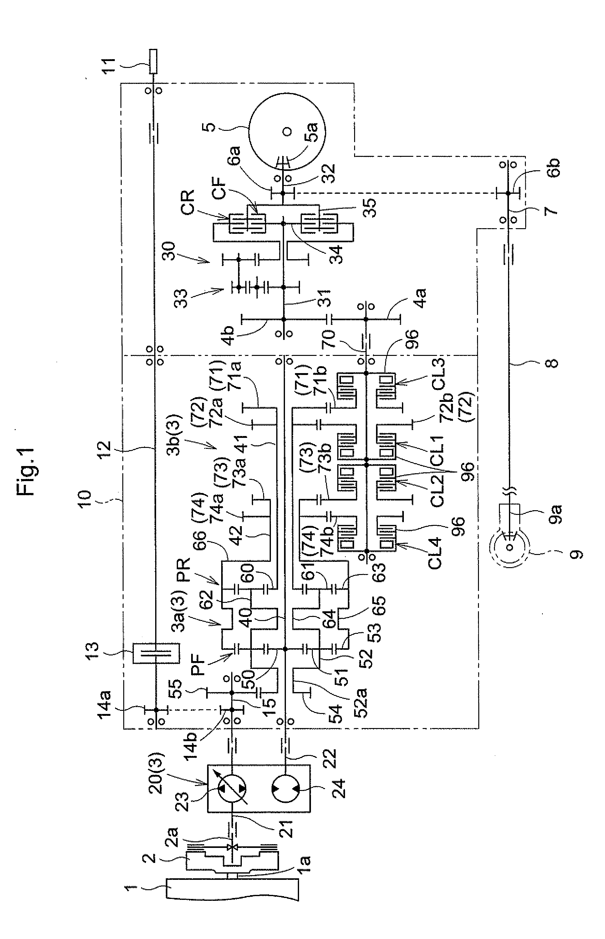 Speed Change Transmission Apparatus