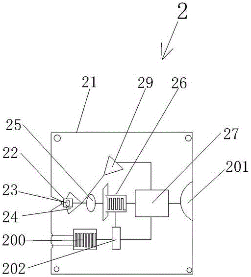 Landslide deformation three-dimensional infrared monitoring device based on RGB color sensors