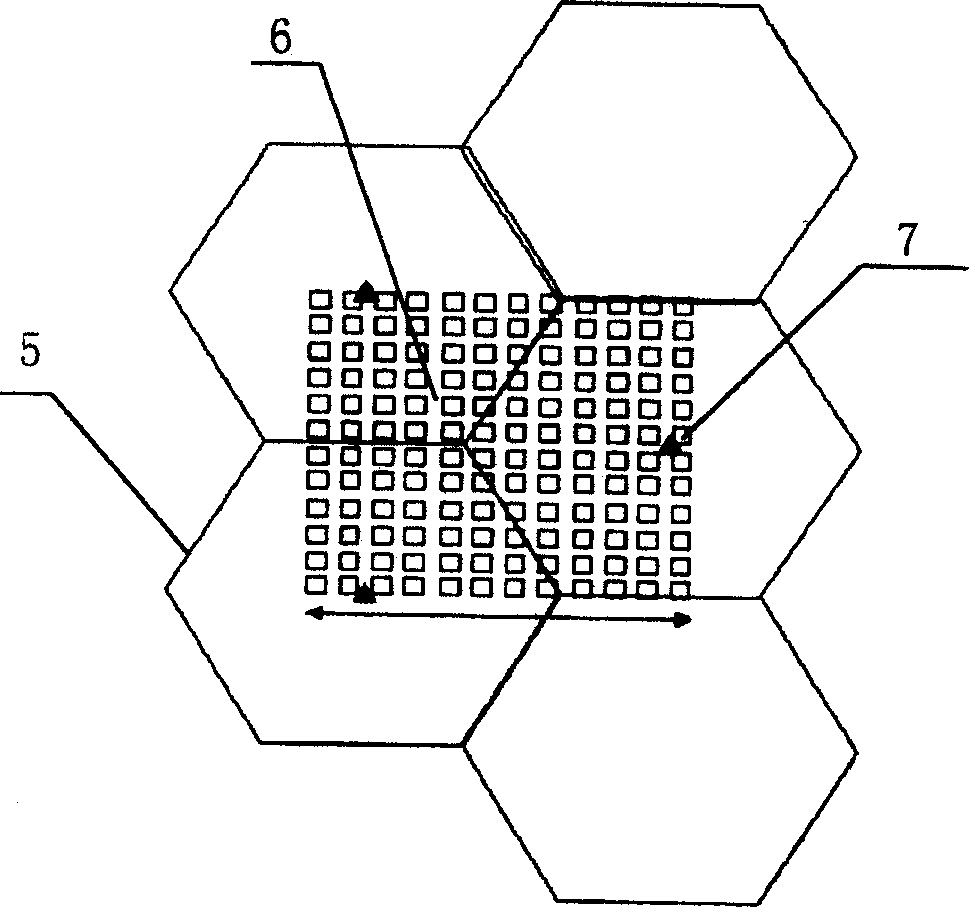 Method for detecting variable frequency community signal under layered mobile communication network compressed mode