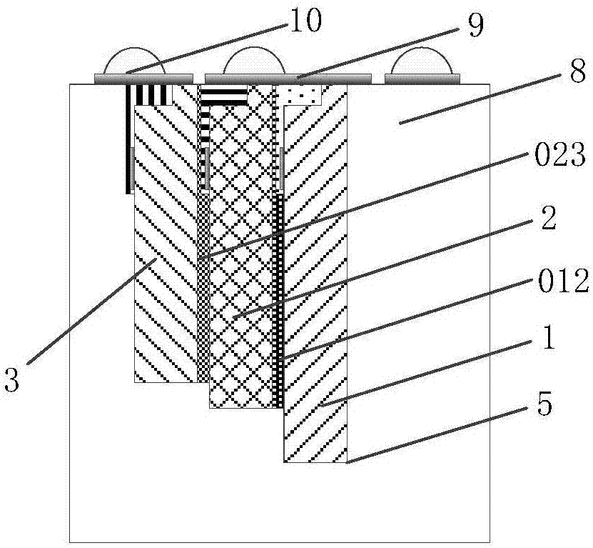 Semiconductor device package structure and package method