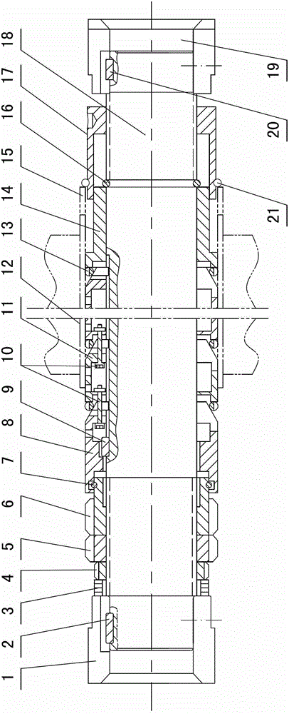 C-ring mechanical expanding shaft