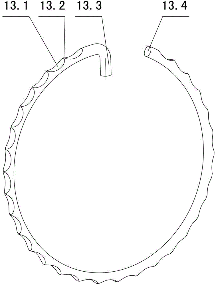 C-ring mechanical expanding shaft