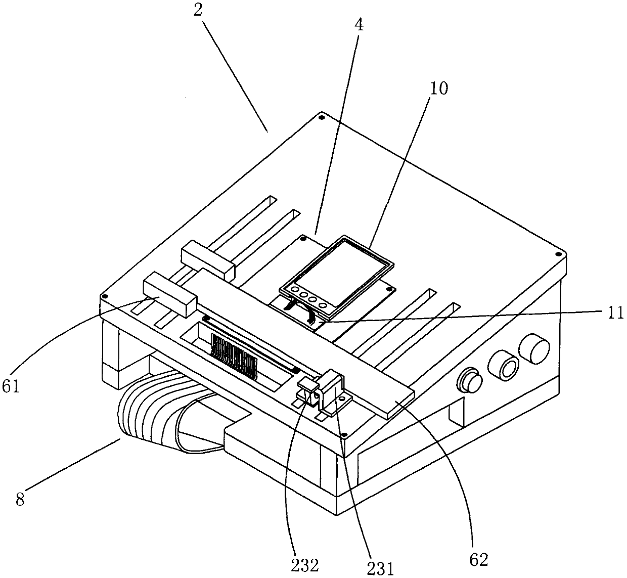 Liquid crystal display (LCD) test fixture and test method thereof