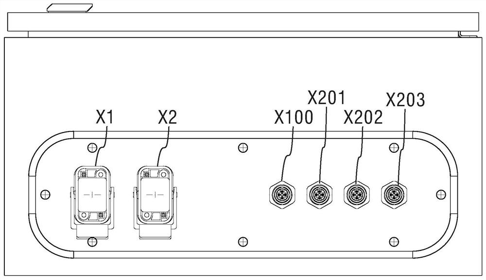 Distributed frequency conversion box and conveying system