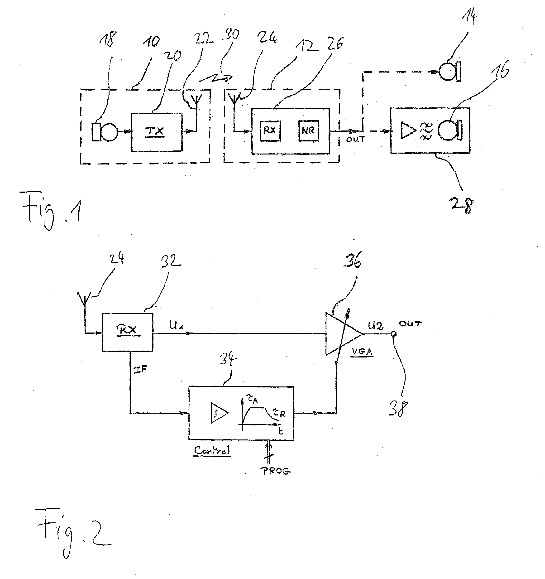 Method and system for providing hearing assistance to a user