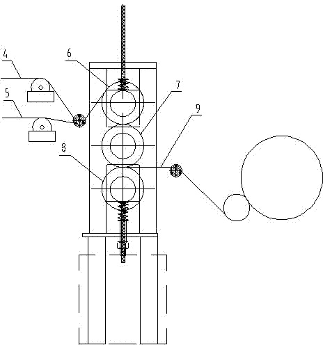 A kind of laminated nonwoven fabric and its device and production method