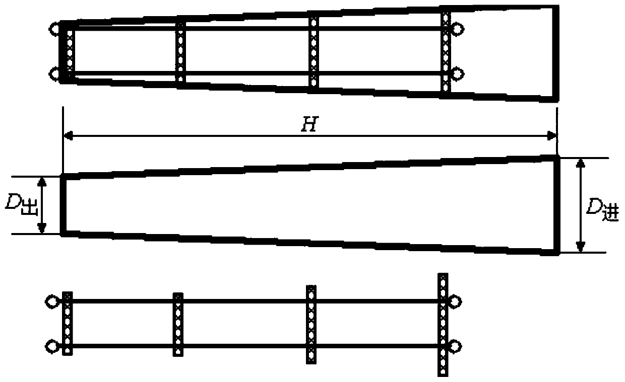 Multi-stage Magnetic Field Arc Ion Plating Method of Lined Conical Tube and Porous Baffle Composite