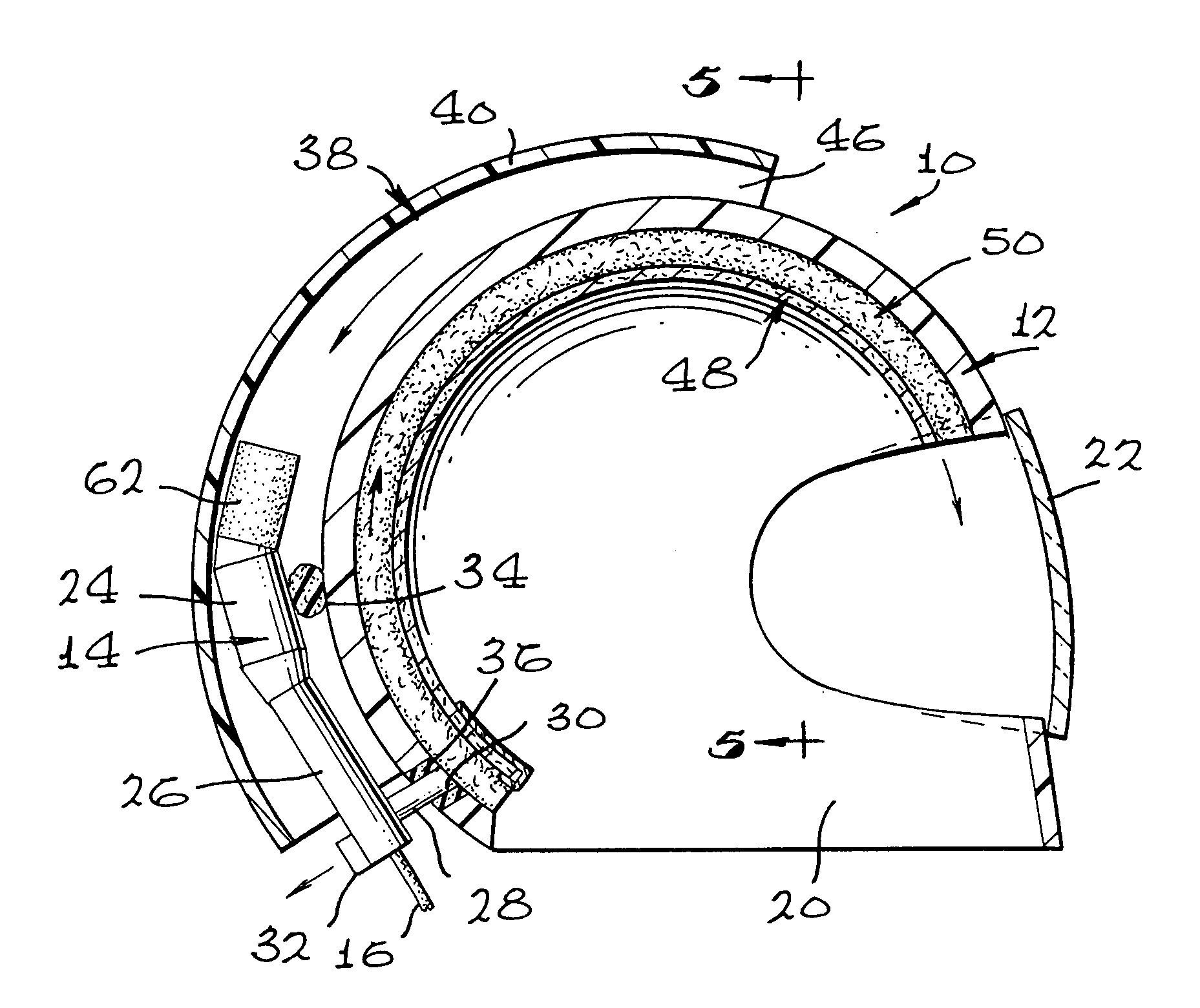 Air conditioned helmet apparatus