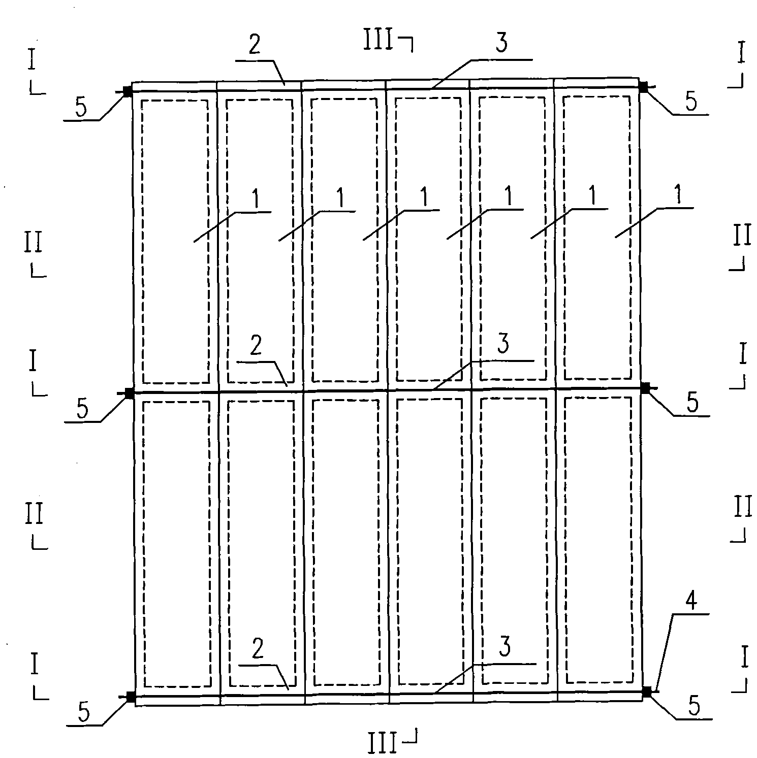 Construction method for assembling integral hollow slab bridge