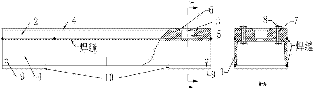 Effect target device for shock wave pressure measurement of target of moving explosive field