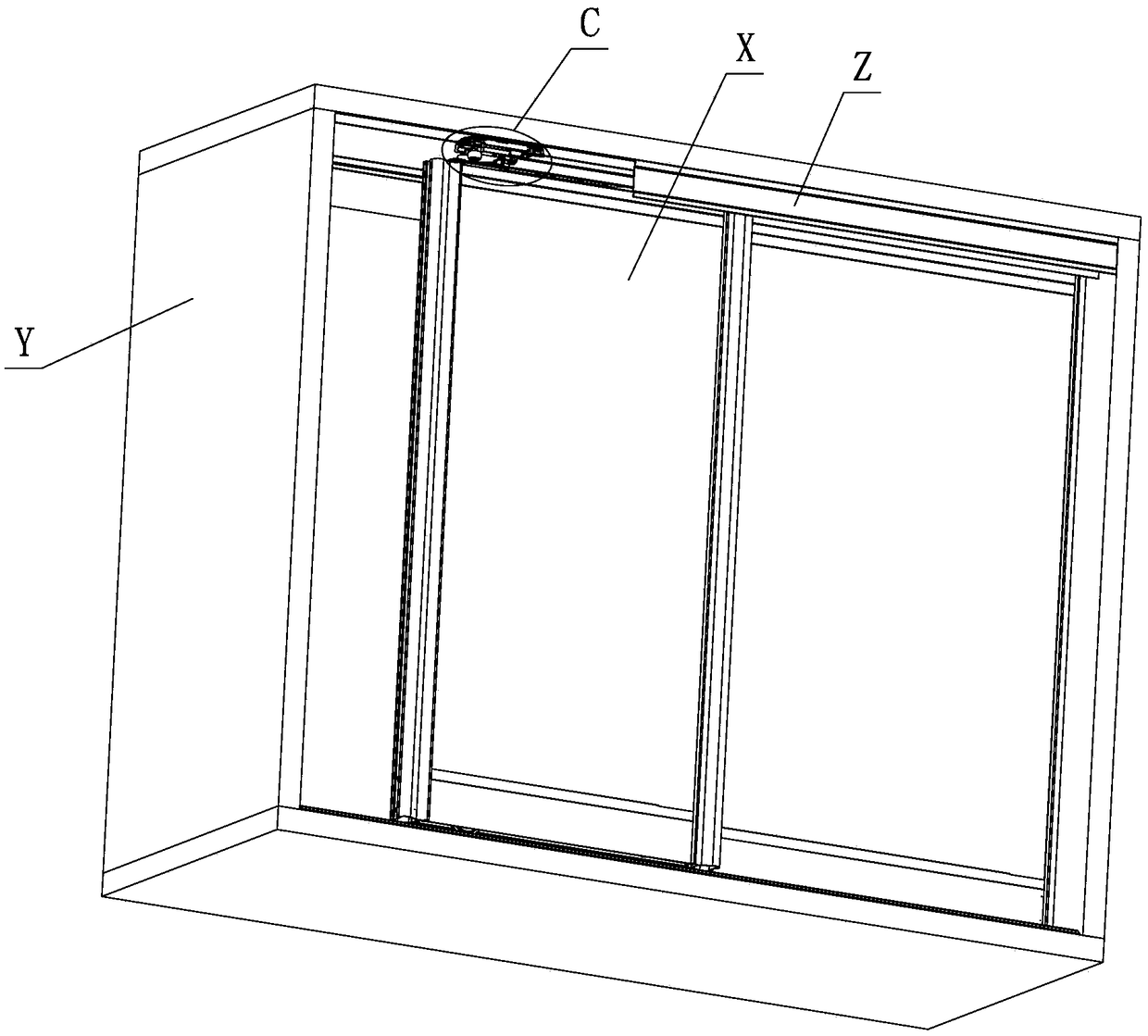 An adjustable toggle structure for furniture