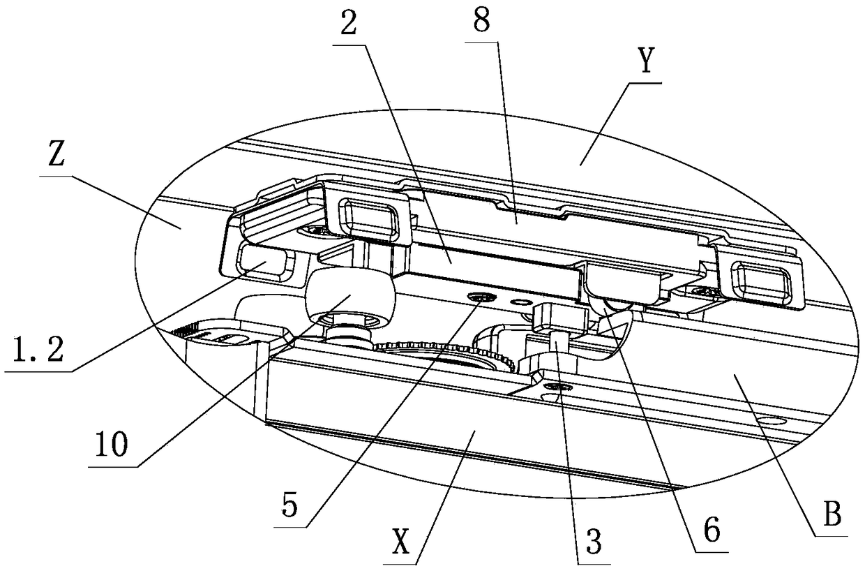 An adjustable toggle structure for furniture