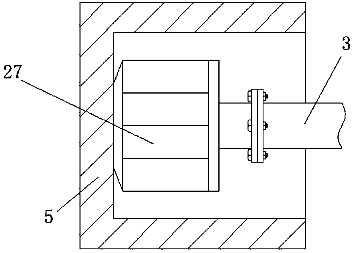 Efficient printing and dyeing wastewater aeration treatment device