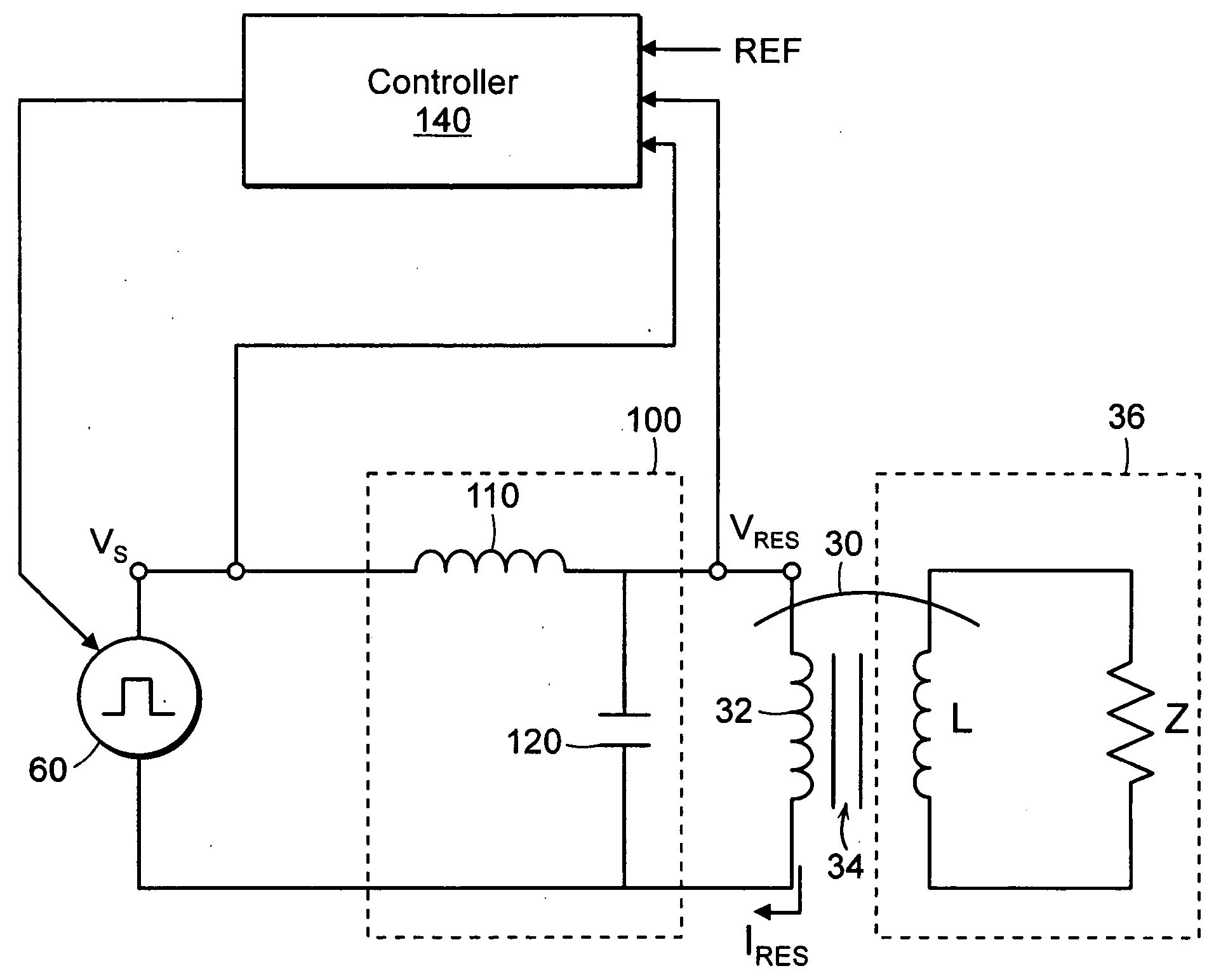 Method and apparatus of providing power to ignite and sustain a plasma in a reactive gas generator