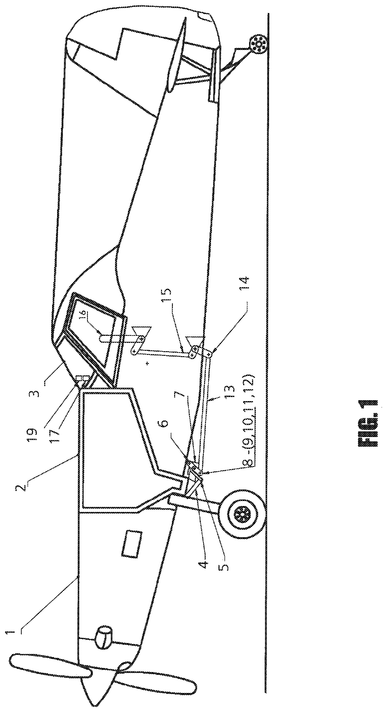 Electric Servo Dump Gate System On A Crop Duster