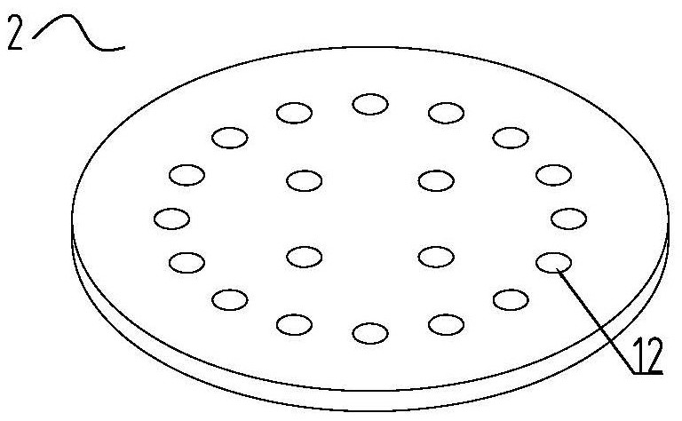 High-temperature powder-containing gas cooling treatment and heat recovery device