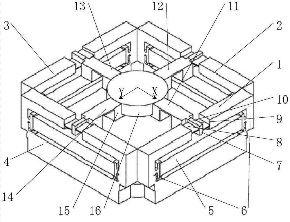 Control mechanism for rapid deflection reflection mirror with rotation center arranged at reflection surface and method thereof