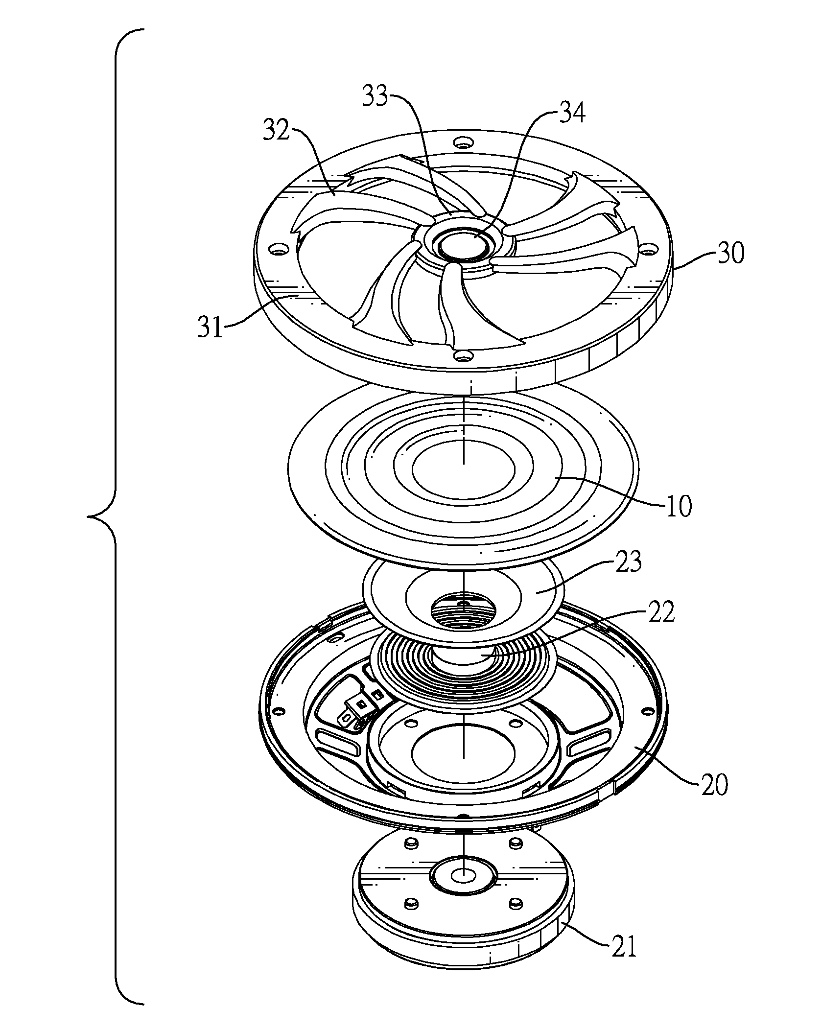 Vibration diaphragm and speaker with a vibration diaphragm