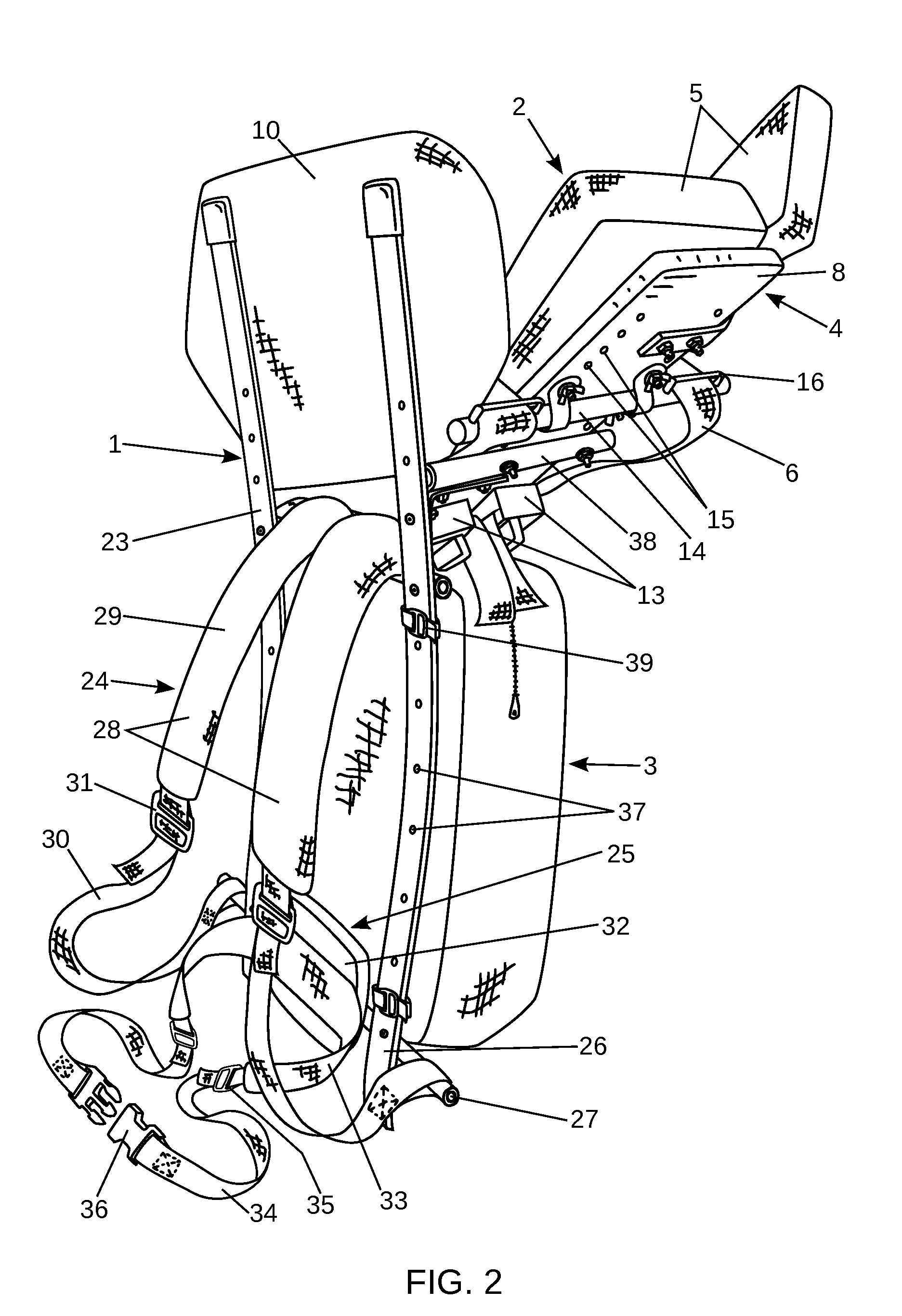 Recumbent Infant Carrier