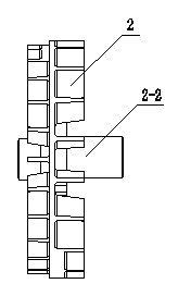 Double-eccentric sanding mechanism of sanding machine