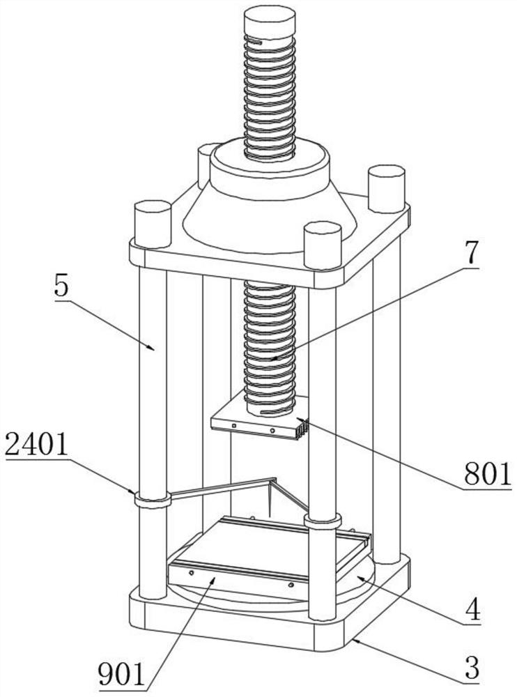 A concrete strength test device for civil construction