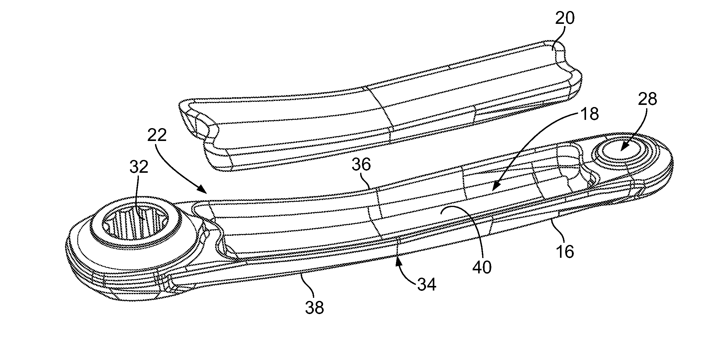 Bicycle crank arm assembly