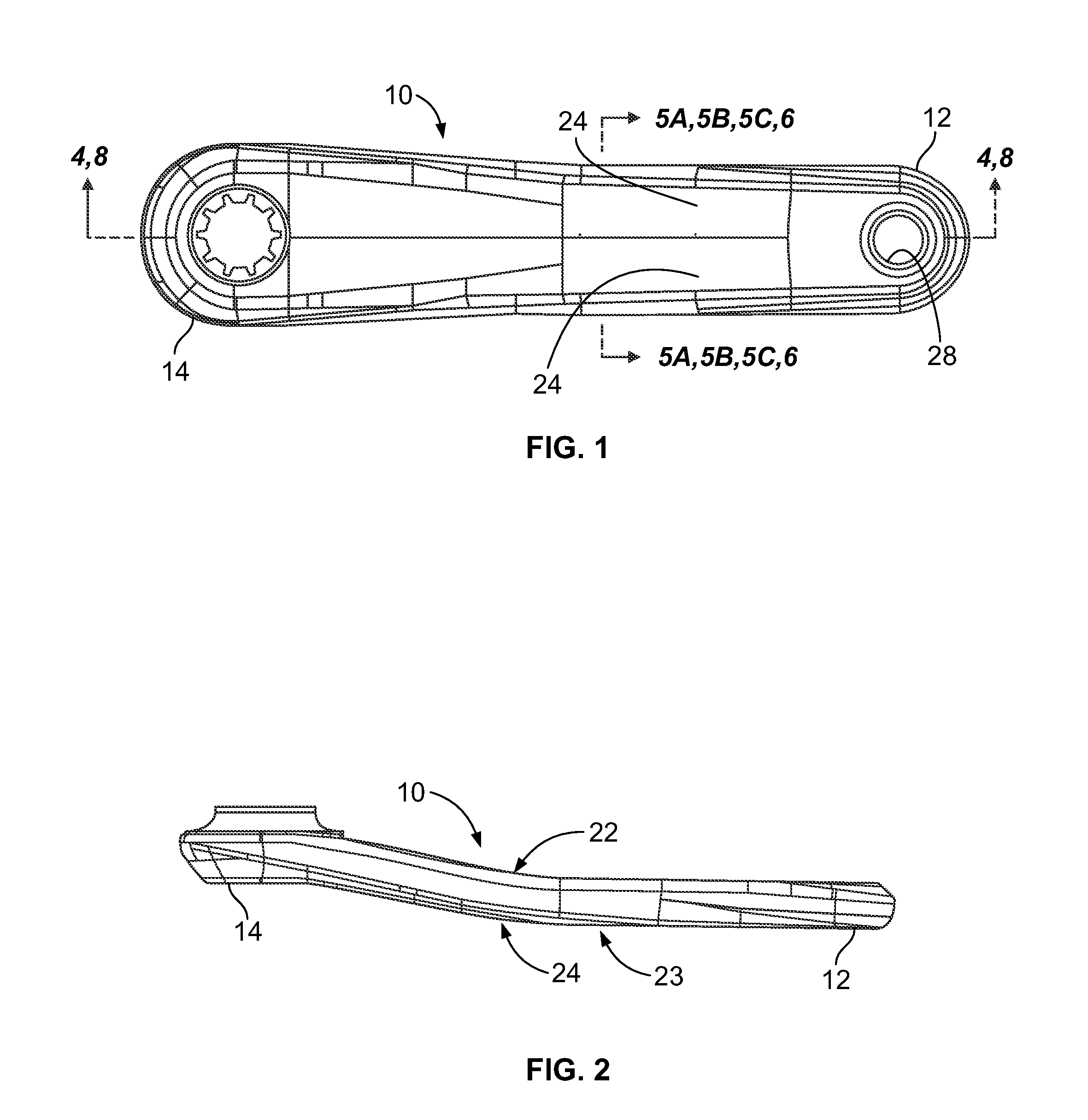 Bicycle crank arm assembly