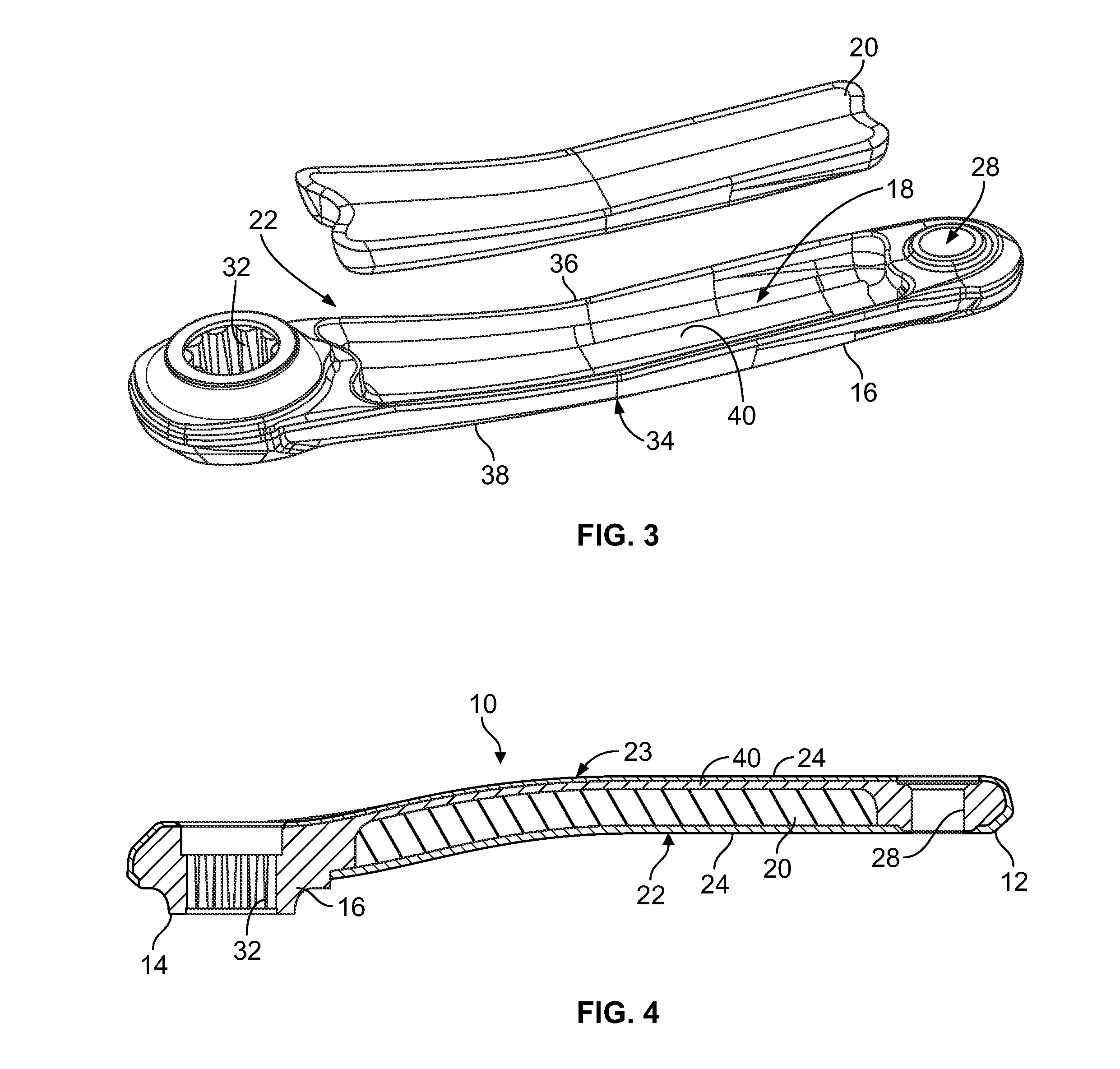 Bicycle crank arm assembly