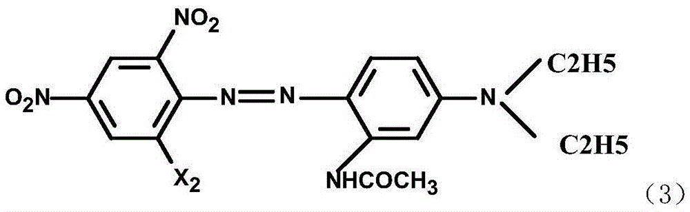 Disperse dye composition and disperse dye and preparation method and application thereof