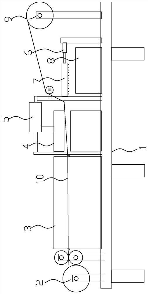 Efficient thermal forming food storage box production line