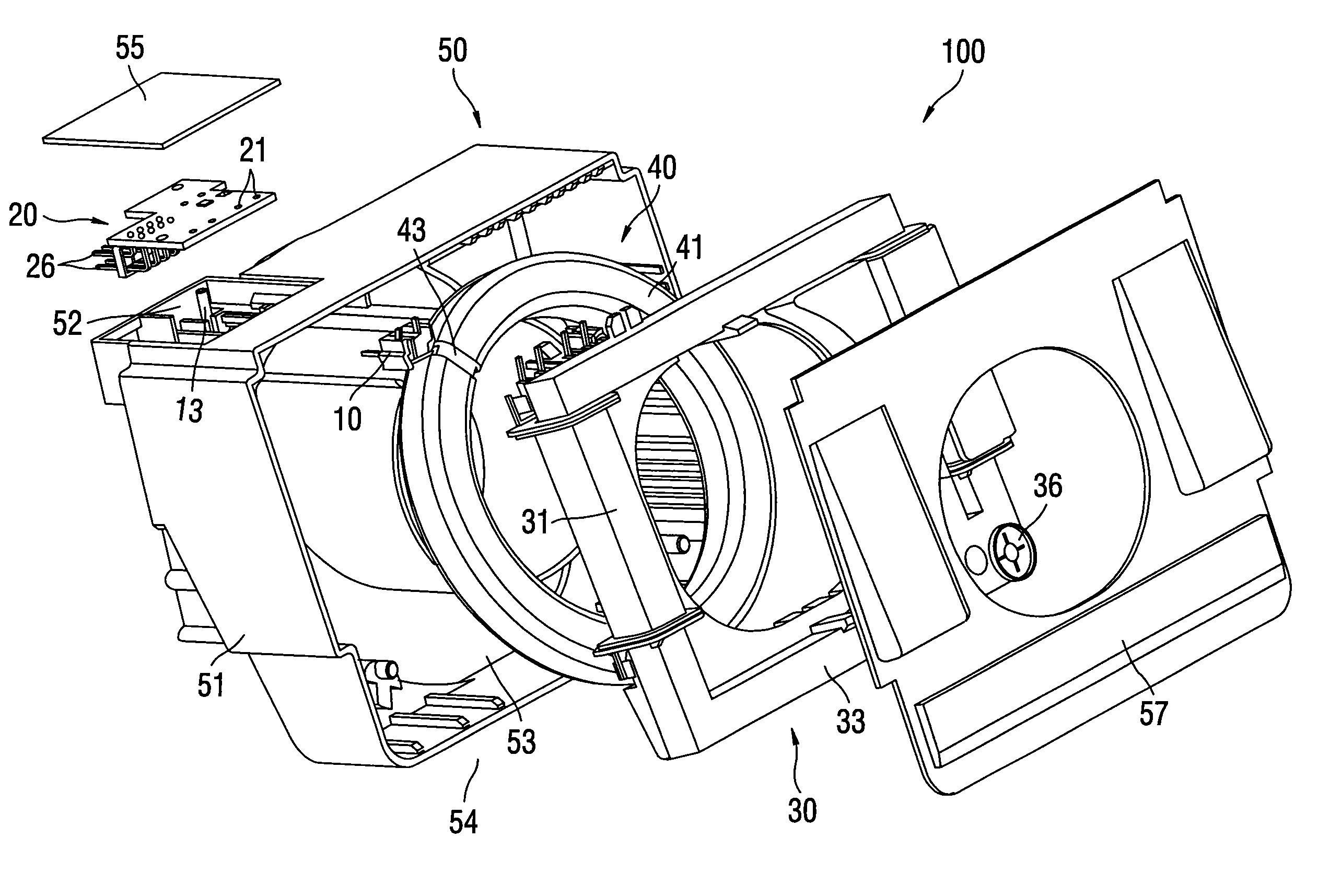 Mixed current sensor and method for fitting said sensor