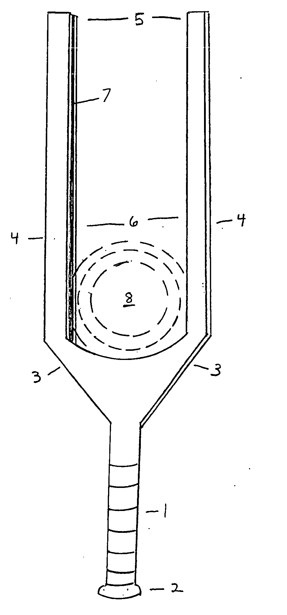 Hand held clay pigeon thrower