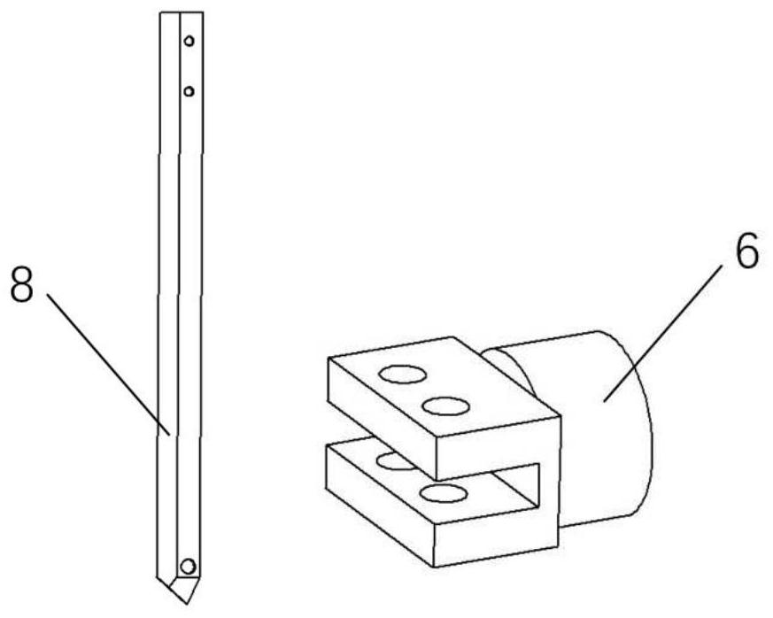 Pull-cut type white asparagus harvesting end effector and harvesting method